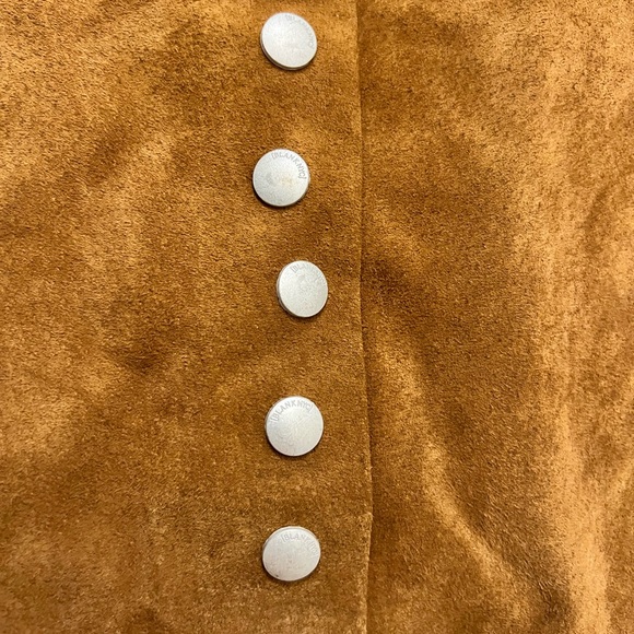 NWT Blank NYC 100% Suede Leather Button Down Mini Skirt - Picture 10 of 10